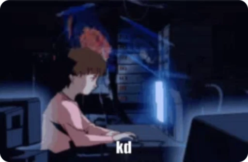 🧠 Стикер «Experiments Lain» для Telegram