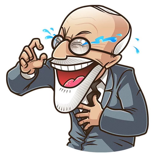 Стикерпак Sigmund Freud для Telegram