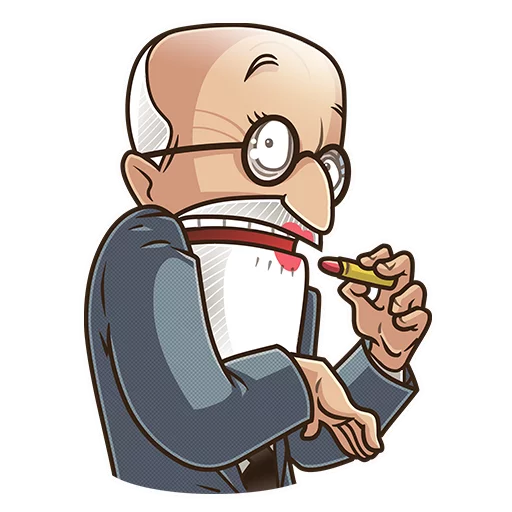😨 Стикер «Sigmund Freud» для Telegram