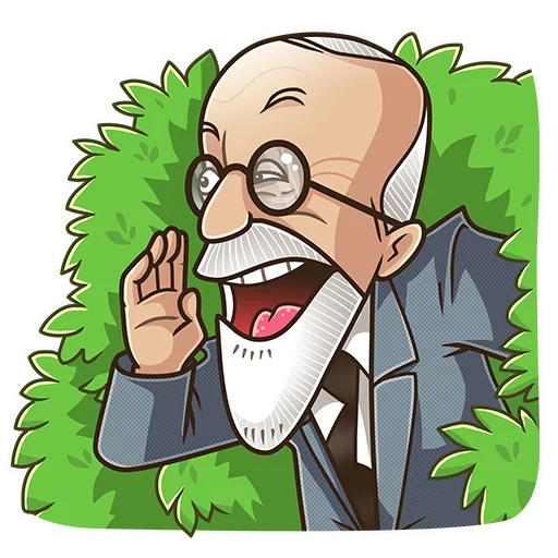 📢 Стикер «Sigmund Freud» для Telegram