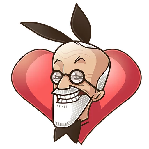 👯 Стикер «Sigmund Freud» для Telegram