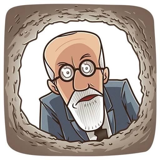 😯 Стикер «Sigmund Freud» для Telegram