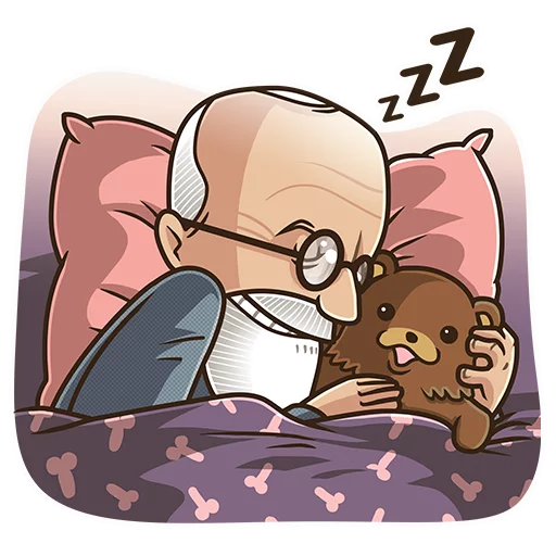 😴 Стикер «Sigmund Freud» для Telegram