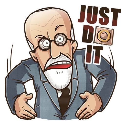 😬 Стикер «Sigmund Freud» для Telegram