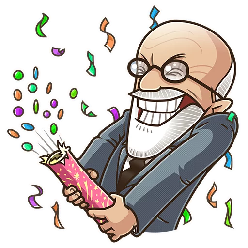 🎉 Стикер «Sigmund Freud» для Telegram