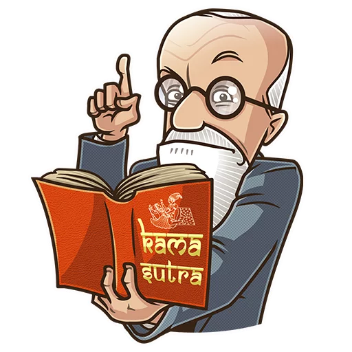 ☝ Стикер «Sigmund Freud» для Telegram