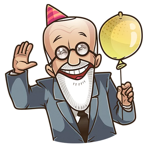 👋 Стикер «Sigmund Freud» для Telegram