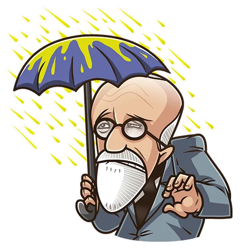 ☔ Стикер «Sigmund Freud» для Telegram