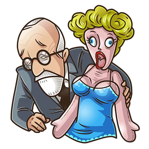 💔 Стикер «Sigmund Freud» для Telegram