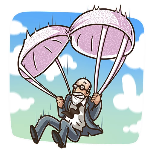 ✈ Стикер «Sigmund Freud» для Telegram