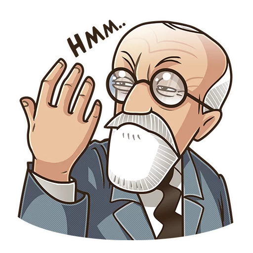 🤔 Стикер «Sigmund Freud» для Telegram