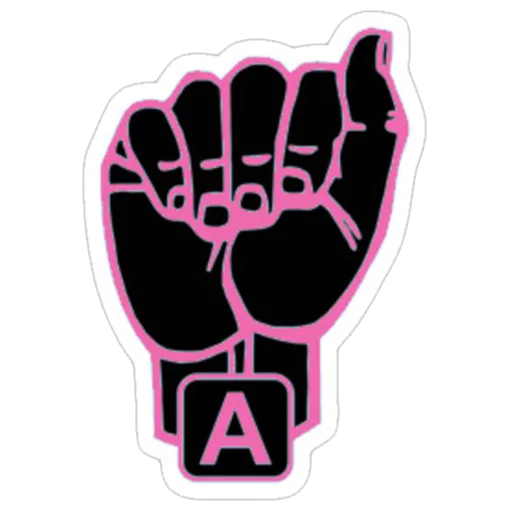 Стикерпак Sign Language для Telegram
