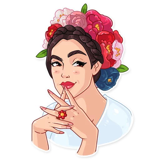 😏 Стикер «Monica» для Telegram