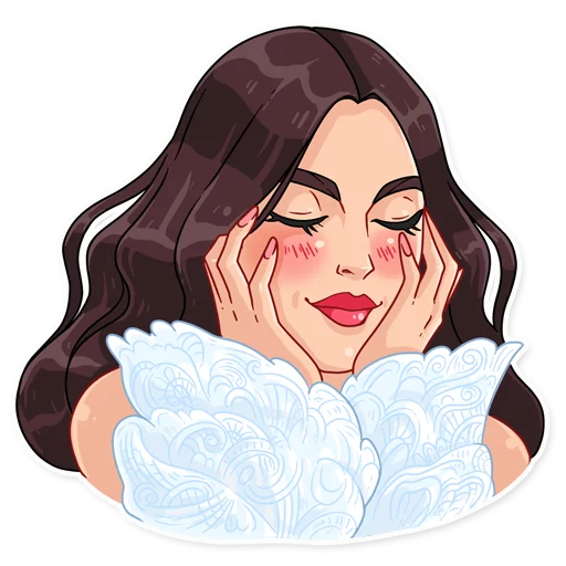☺️ Стикер «Monica» для Telegram