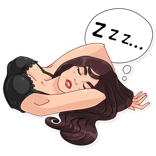 😴 Стикер «Monica» для Telegram