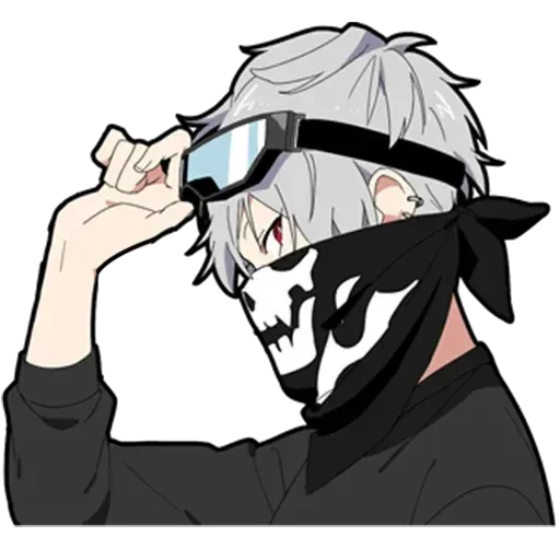 😉 Стикер «Silent Boy» для Telegram