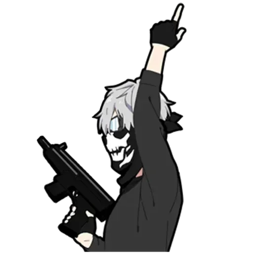 🔫 Стикер «Silent Boy» для Telegram