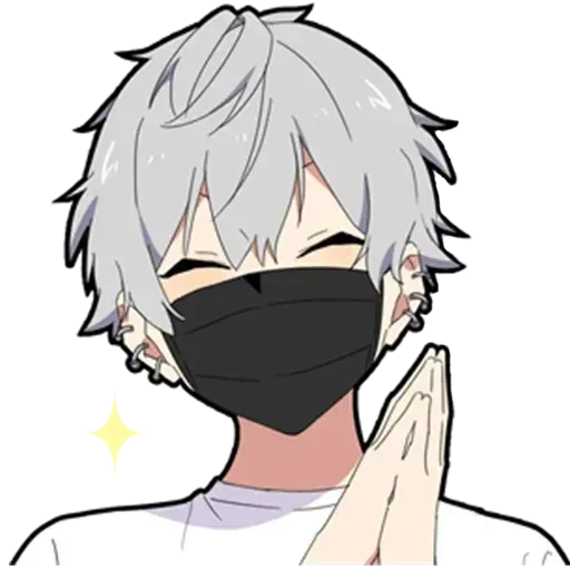😊 Стикер «Silent Boy» для Telegram