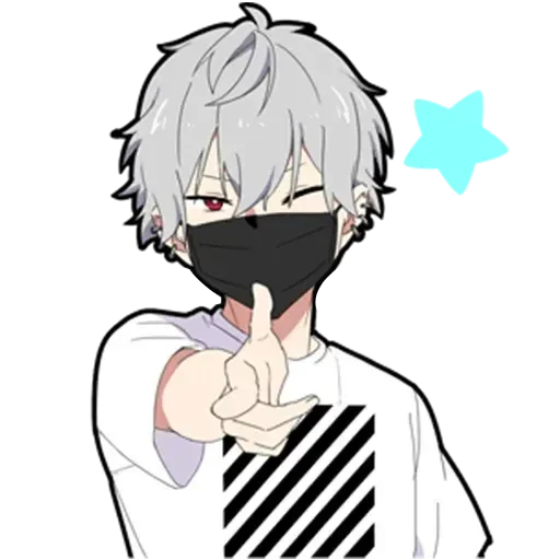 👈 Стикер «Silent Boy» для Telegram