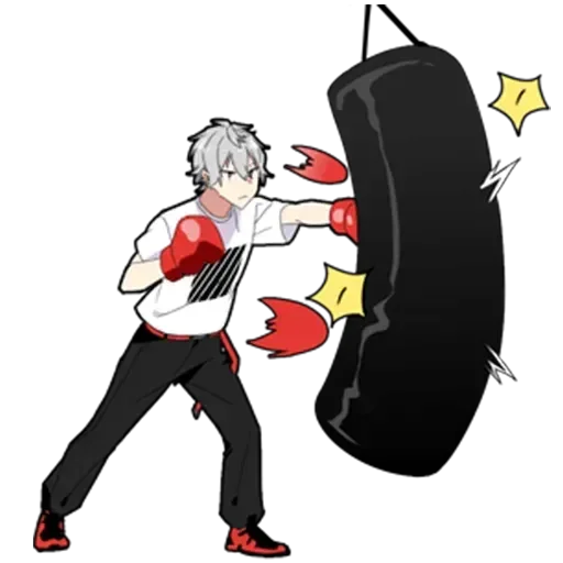 🤜 Стикер «Silent Boy» для Telegram