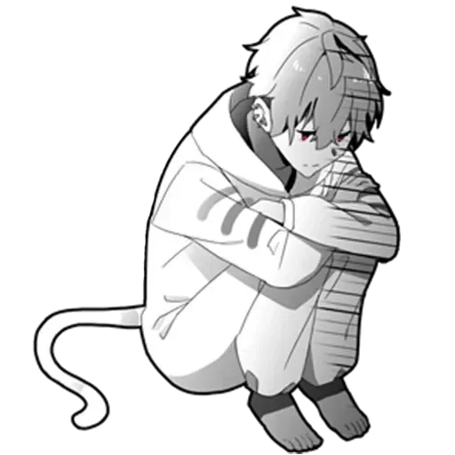 😒 Стикер «Silent Boy» для Telegram