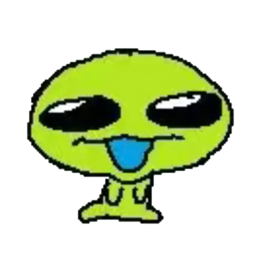😋 Стикер «silly aliens» для Telegram
