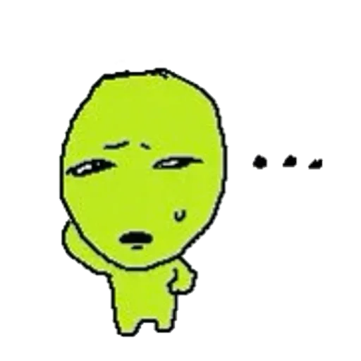 😶 Стикер «silly aliens» для Telegram