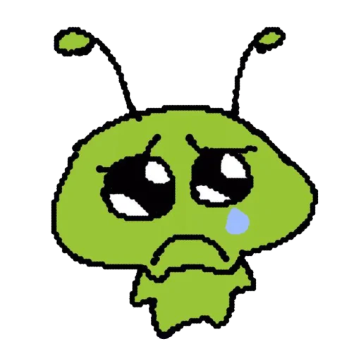 🥺 Стикер «silly aliens» для Telegram
