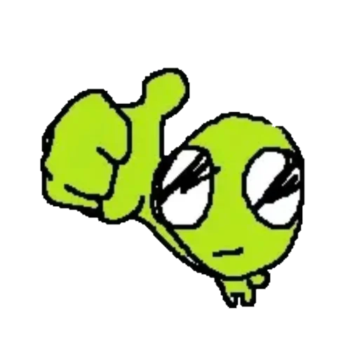 👍 Стикер «silly aliens» для Telegram