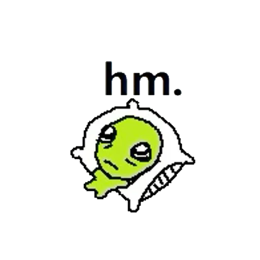 😪 Стикер «silly aliens» для Telegram