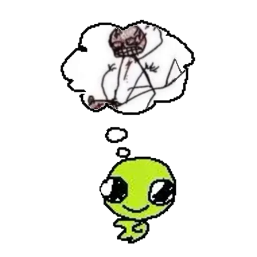 🥺 Стикер «silly aliens» для Telegram