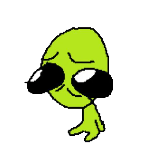 😞 Стикер «silly aliens» для Telegram