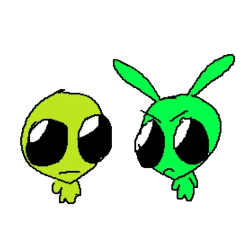 😠 Стикер «silly aliens» для Telegram