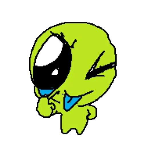 😋 Стикер «silly aliens» для Telegram