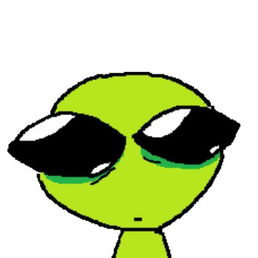 😶 Стикер «silly aliens» для Telegram