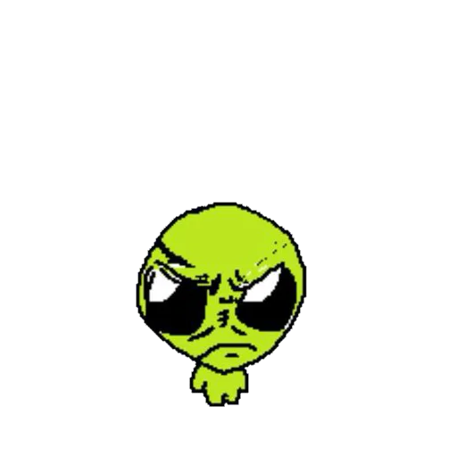 😠 Стикер «silly aliens» для Telegram