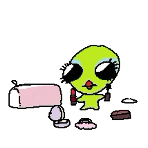 💄 Стикер «silly aliens» для Telegram