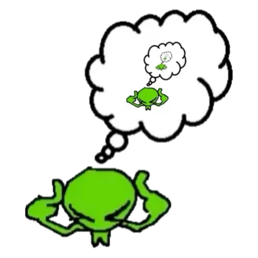 🤯 Стикер «silly aliens» для Telegram