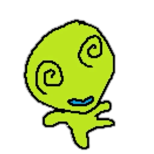 😵‍💫 Стикер «silly alien» для Telegram