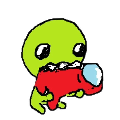 👹 Стикер «silly alien» для Telegram