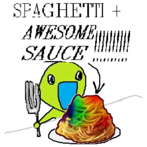 🍝 Стикер «silly alien» для Telegram