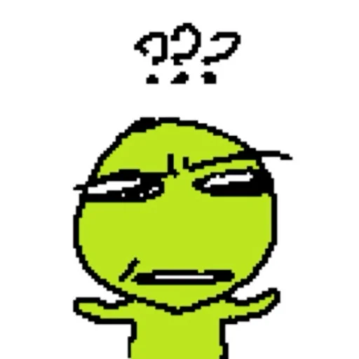 ❓ Стикер «silly alien» для Telegram
