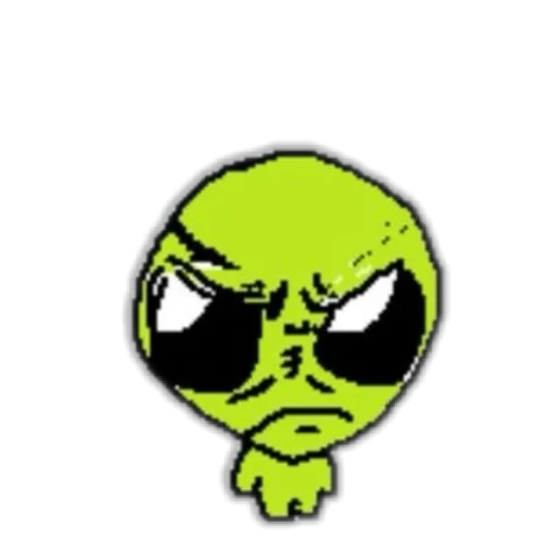 😠 Стикер «silly alien» для Telegram