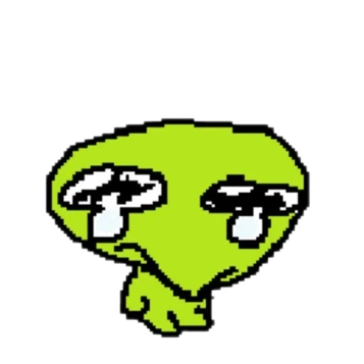 😭 Стикер «silly alien» для Telegram