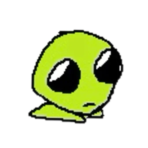 🥺 Стикер «silly alien» для Telegram