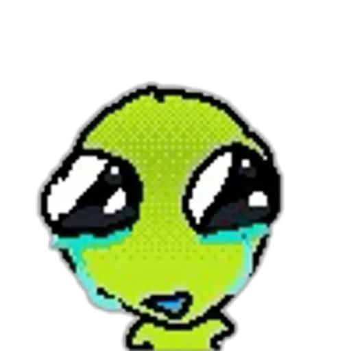 🥹 Стикер «silly alien» для Telegram