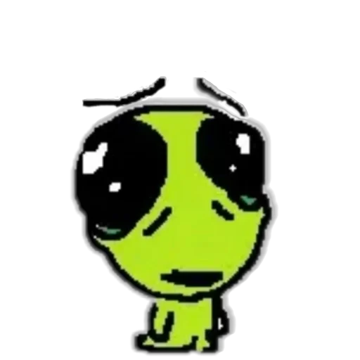 🥺 Стикер «silly alien» для Telegram