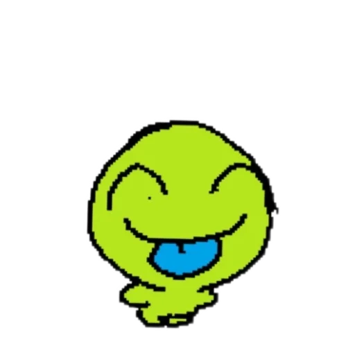 😋 Стикер «silly alien» для Telegram
