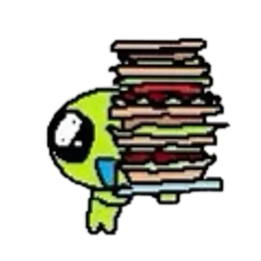 🥪 Стикер «silly alien» для Telegram