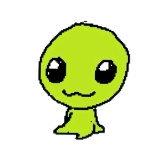 🙂 Стикер «silly alien» для Telegram